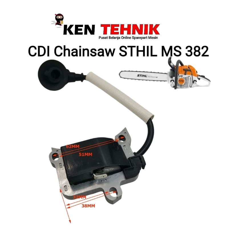 Koil Cdi Mesin Chainsaw STHIL MS 382 / IGNITION COIL MS 382 STHIL