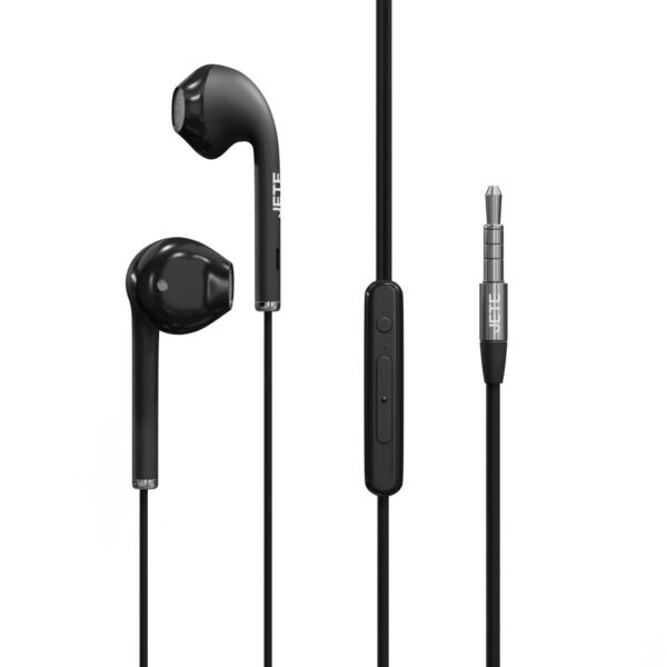 JETE Classic 2 Earphone - Headset dengan Pengendalian Suara Aktif dan Mikrofon Terintegrasi