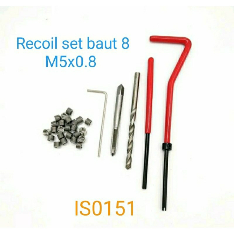 recoil set m5x0.8 recoil baut 8 recoil baut drat 8 set