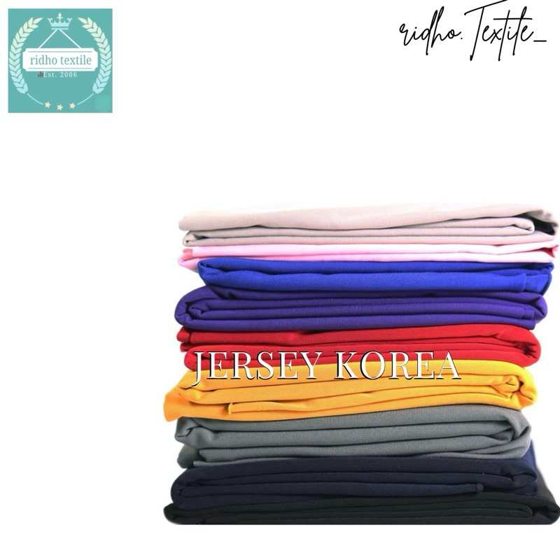 ECERAN/1METER :kain jersey premium korea || SPANDEK IMPORT KOREA GRADE A