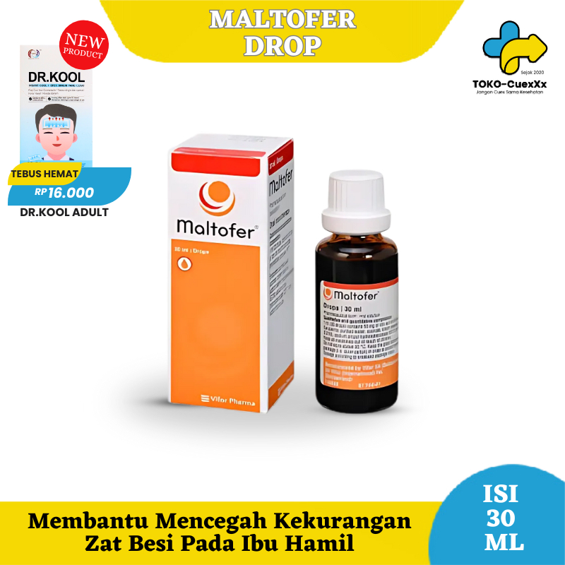 Maltofer Drop/Sirup Vitamin Tambah Darah Bayi/Anak