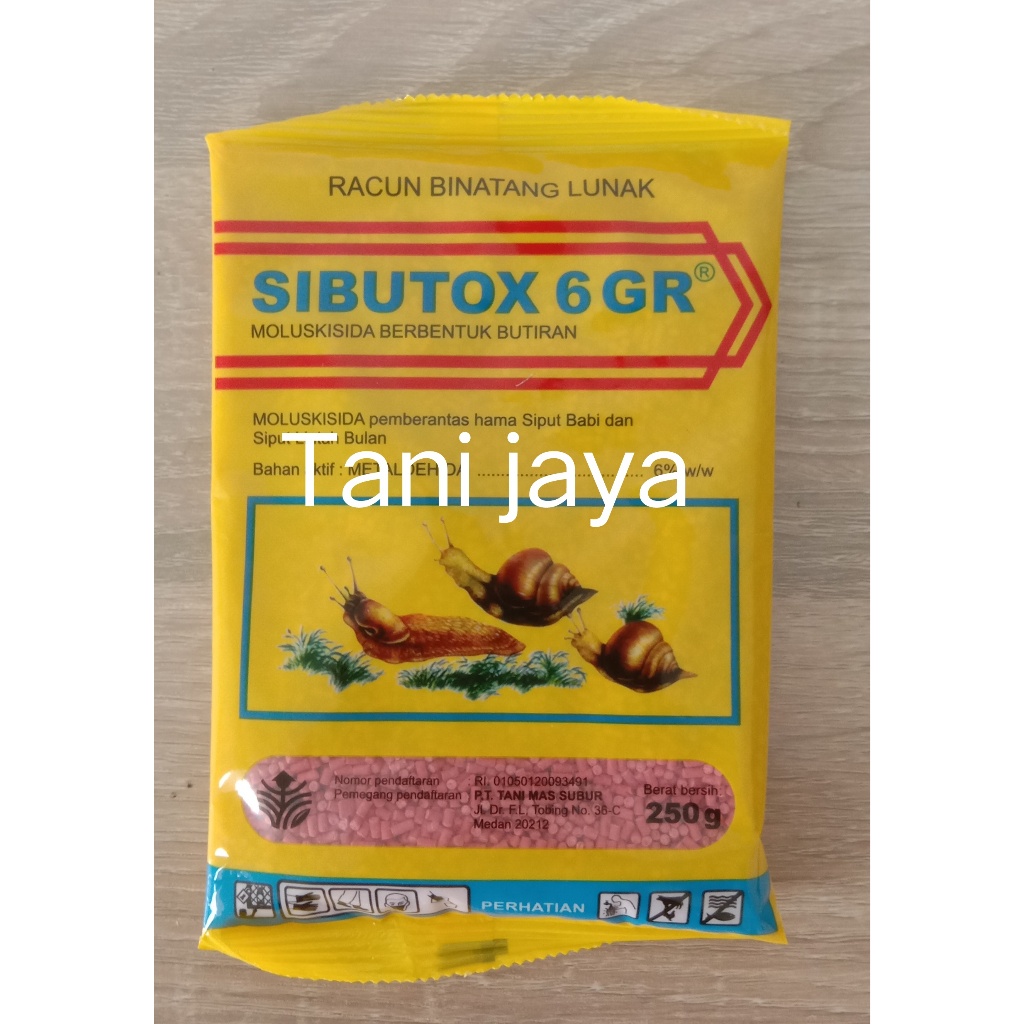 Pembasmi Siput/Keong Sibutox 6 GR 250 Gram