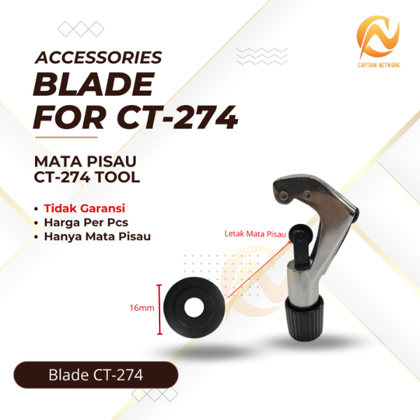 

Blade CT-274 Tube Pipe Cutter | Mata Pisau CT274 tool FO