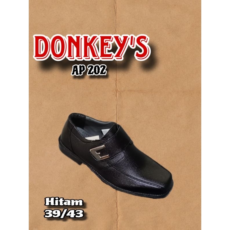 sepatu fantovel pria Donkey's hitam