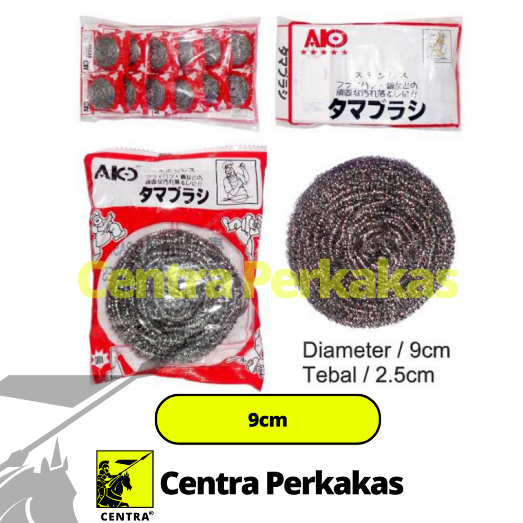 AKP Sabut Stainles/Spon kawat Cuci Piring 9cm