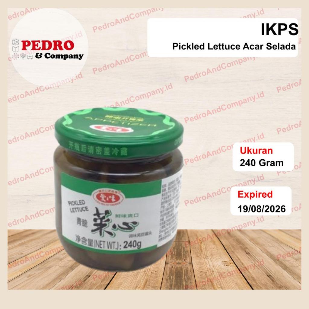 

IKPS acar selada pickled lettuce 240 gram appetizer