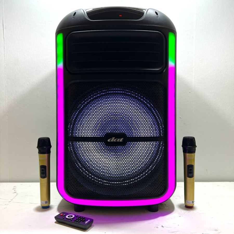 Speaker Portable Wireless Dat DT 1501 Turbo Original Product 15 inch