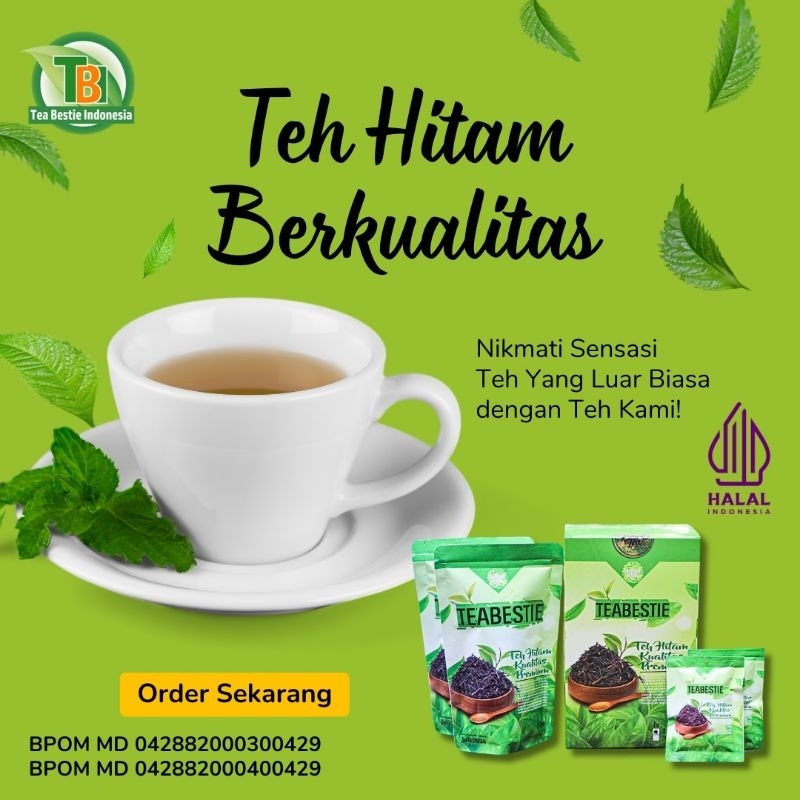 

TeaBestie, Teh hitam bermanfaat, Teh Tea Bestie, teh untuk kesehatan, teh untuk pelangsing, teh untuk detox