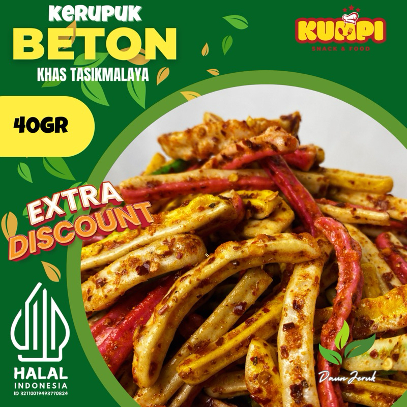

SEBLAK BETON KUMPI SUPER DAUN JERUK 40Gr - KHAS TASIKMALAYA (deskripsi baca)