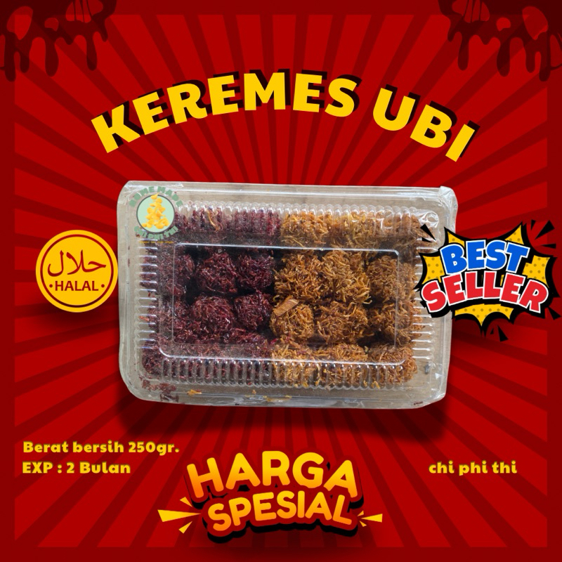 

1 Pak Isi 42Pcs GRUBI ( Kremes Ubi) Grubi kremes bola ubi kremes isi 42pc/mika jajanan jadul