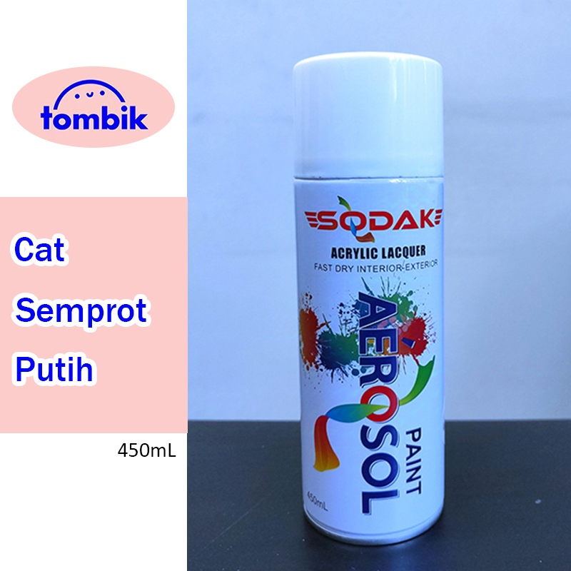 Pilok Pilox Cat Metalik Putih 450ml