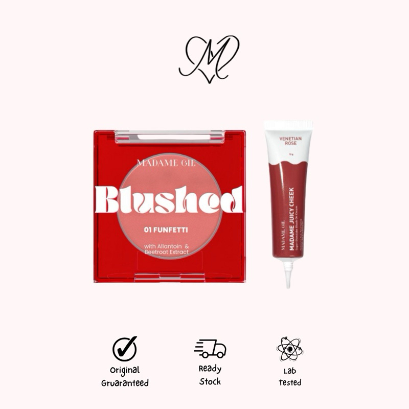 Madame Gie Blush | Blushed Powder / Juicy Cheek Cream