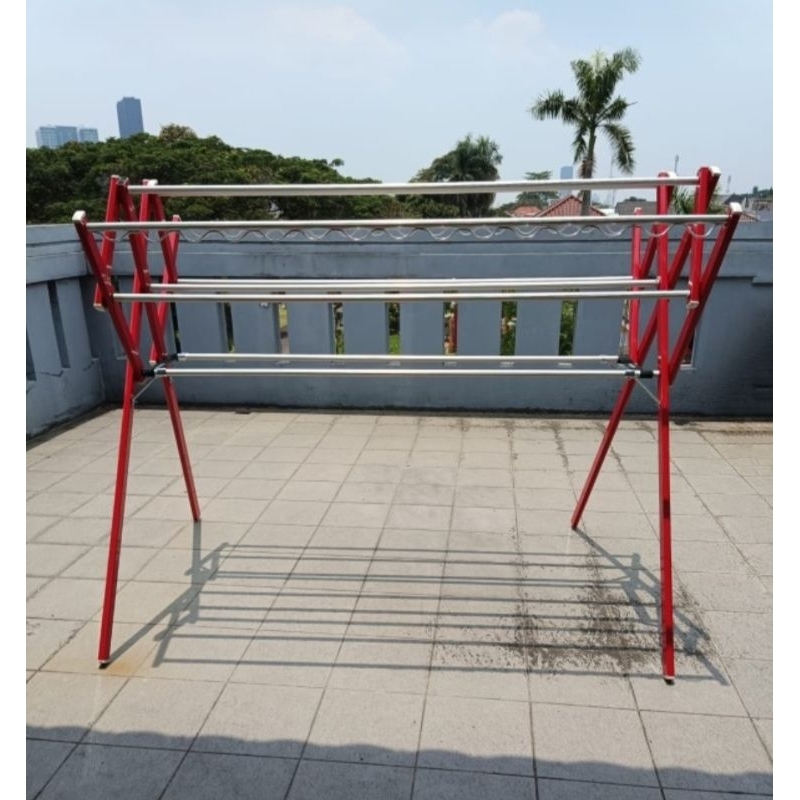 JEMURAN BAJU ALUMINIUM BESAR JEMURAN PAKAIAN JUMBO JEMURAN ALUMINIUM TEBAL BESAR