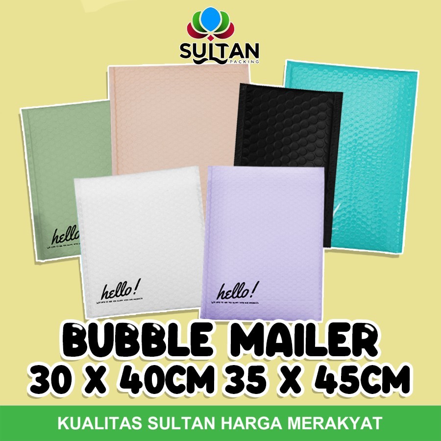 

Amplop Bubble Mailer 30x40cm & 35x45cm All Varian Satuan
