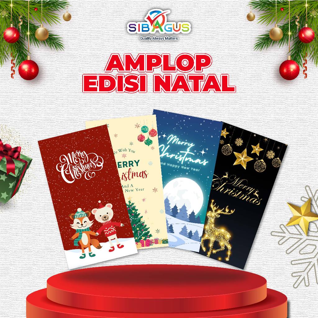 

[Buy 10 Get 1 Free] Amplop Natal | Angpau Natal | Christmas | Natal