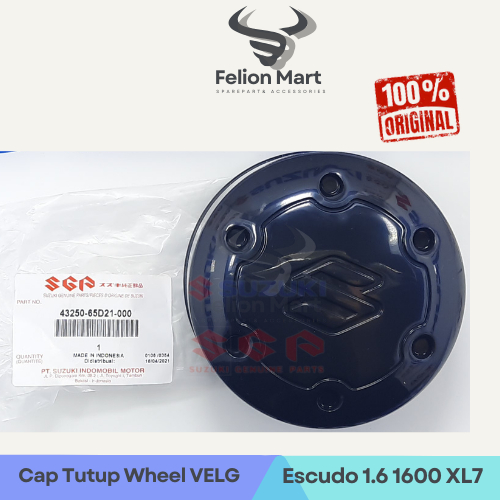 Tutup Cap wheel dop Dob velg roda ban suzuki escudo 1.6 1600 XL7 Warna Hitam Ori SGP