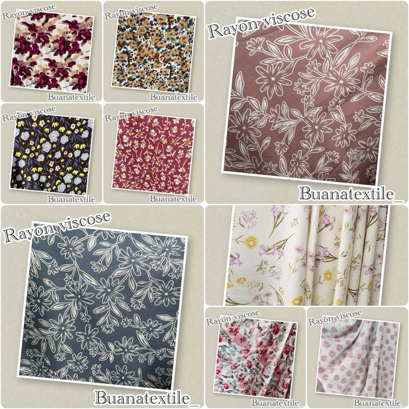KAIN KATUN RAYON VISCOSE PREMIUM | KAIN RAYON MOTIF PREMIUM | KATUN RAYON PREMIUM | KAIN KATUN RAYON