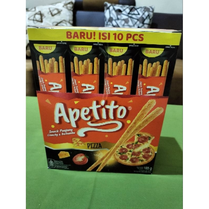 

Apetito pizza ( 1 box isi 10 pcs × 18.5 gram).