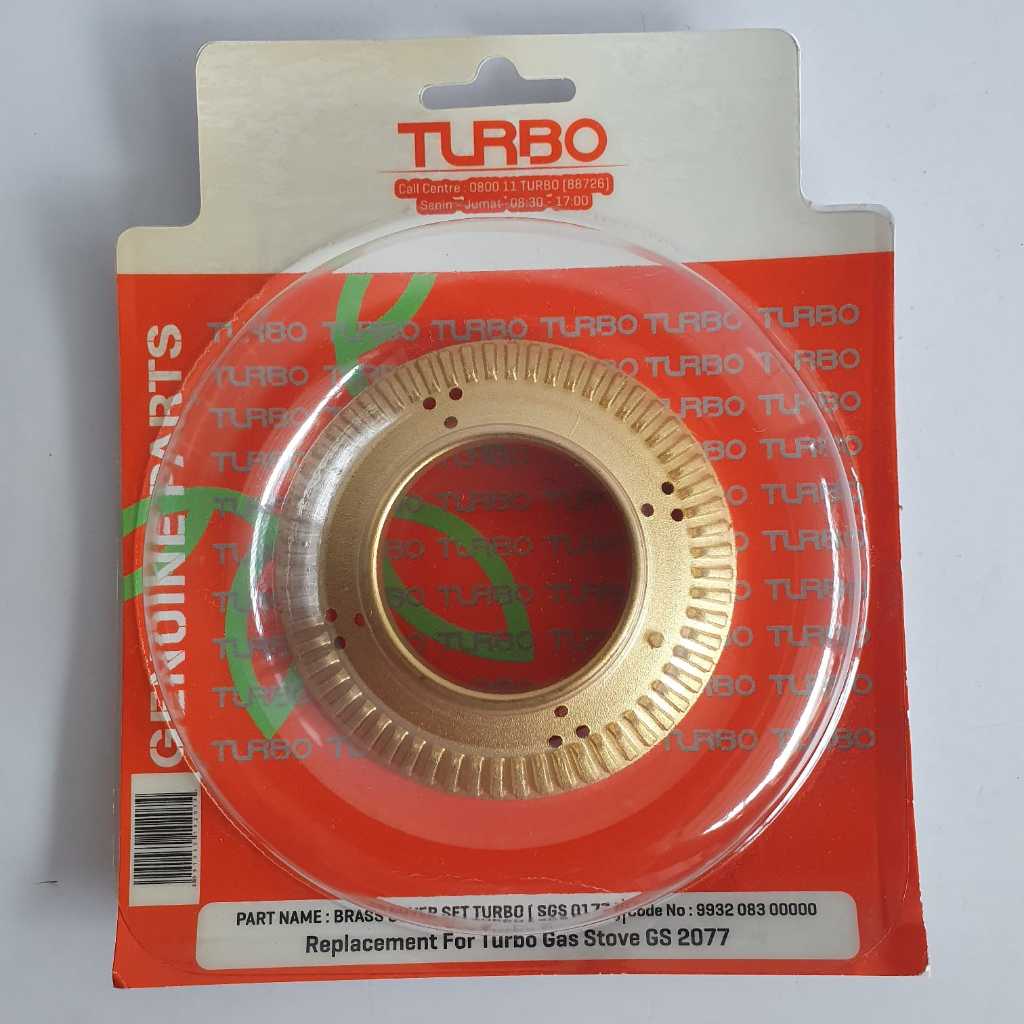 Turbo Gas Stove Burner / Kuningan Tungku Kompor Turbo GS2077 Sparepart Original Hanya untuk GS2077