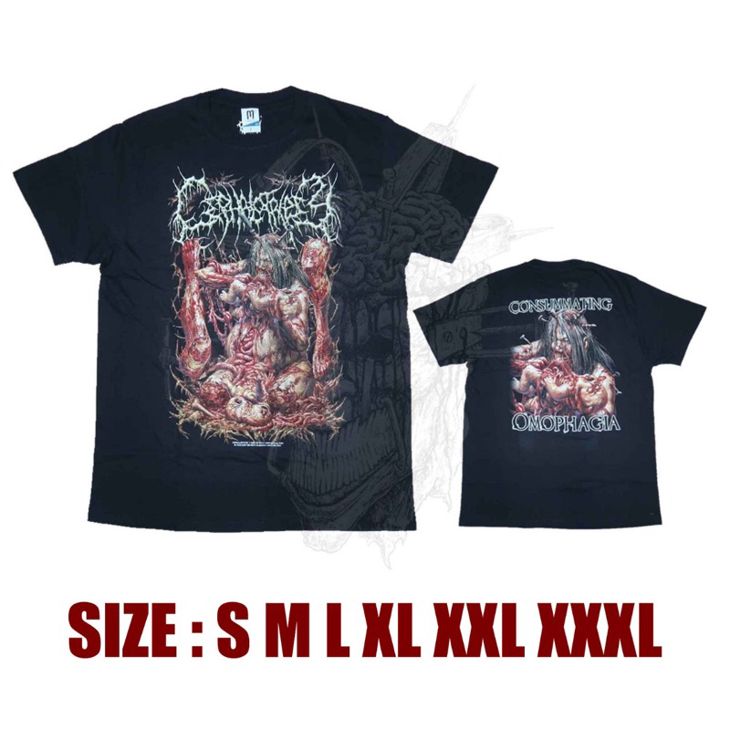 CEPHALOTRIPSY consummating omophagia - TSHIRT ORIGINAL official cephalotripsy x brutalmind