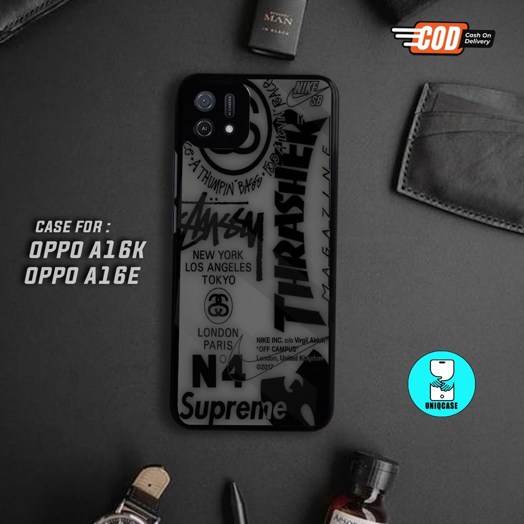 UNIQ CASE SOFTCASE GLOSSY (KACA KILAU) OPPO A16K / OPPO A16E dan ALL TYPE SMARTPHONE & ANDROID - Cas