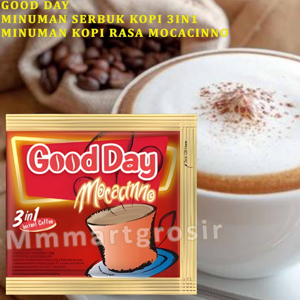 

Good Day / Coffee Rasa Mocacinno / Minuman Serbuk Kopi Instan 3in1 / 10x20gr