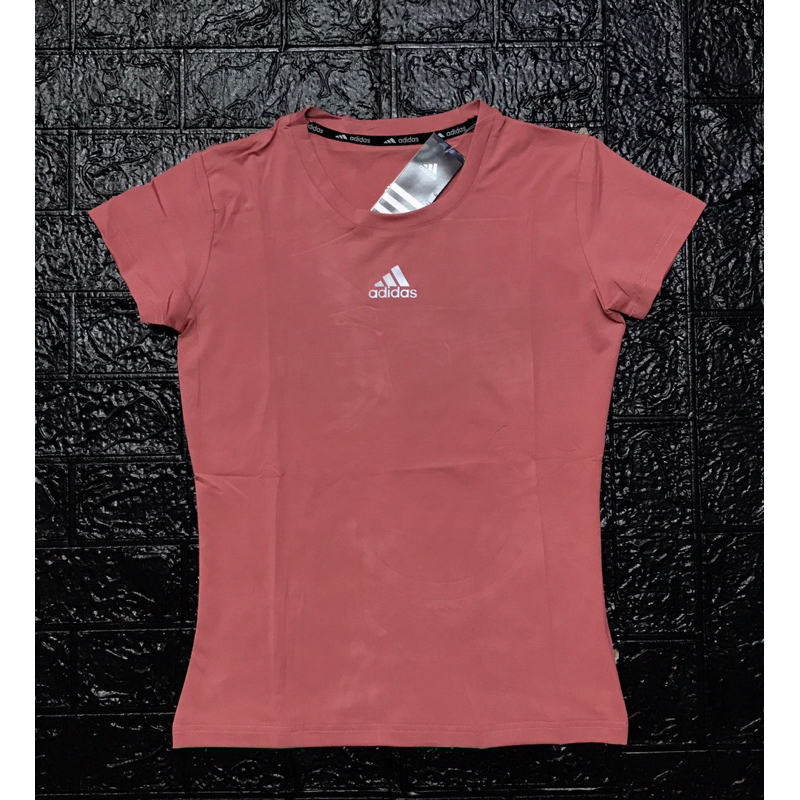 KAOS TRAINING OLAHRAGA ATASAN WANITA ADIDAS PREMIUM IMPORT RUNNING TEAL KUNING LILAC