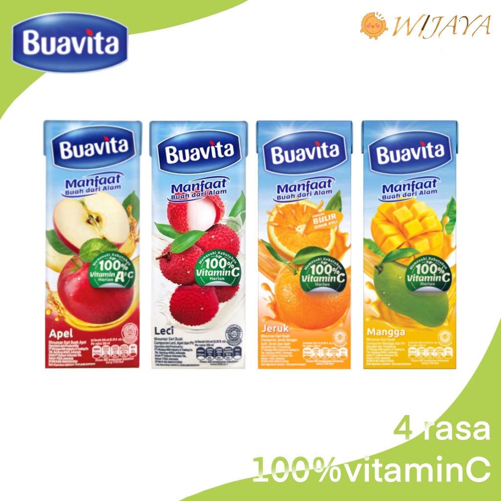 

BARU BUAVITA 245ML 100% VitaminC minuman