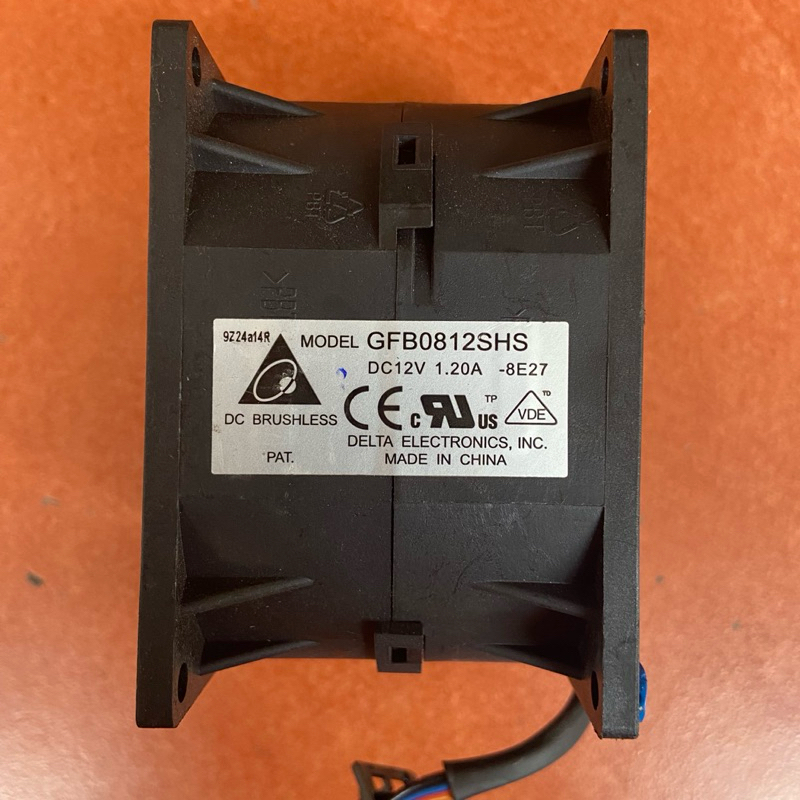 Kipas High Speed Double Baling Baling Delta Electronics 8x8 DC 12 Volt / 1.20 Ampere