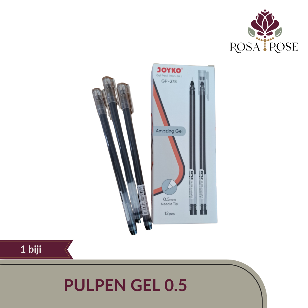 

Pulpen / bolpen / ballpoint / balpoin / pena gel GP-378 Amazing Gel 0.5 mm JOYKO