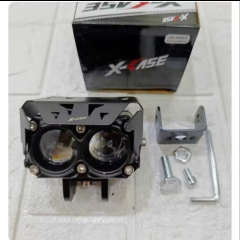 Lampu LED tembak STROBO SQL 2 MATA Putih kuning HIGH QUALITY