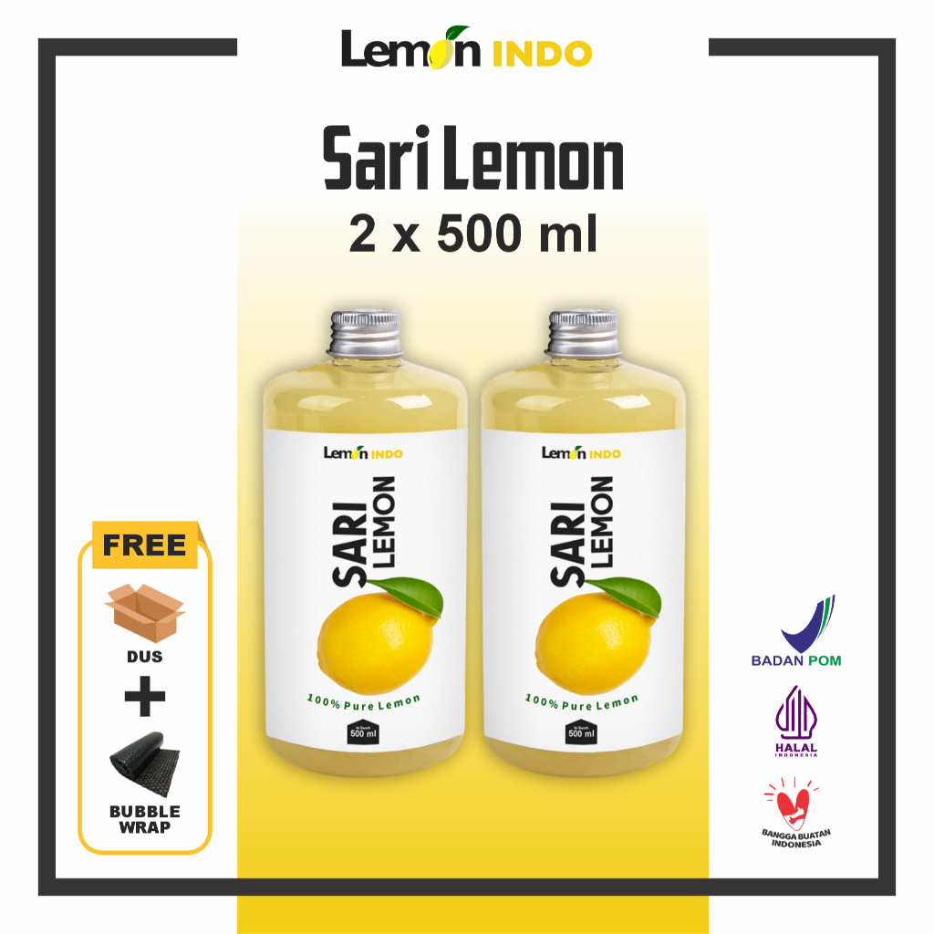 

LemonIndo - Sari Lemon 1 Liter / Sari Lemon Murni 100% Air Lemon - Jus Lemon Untuk Diet Detox Alami