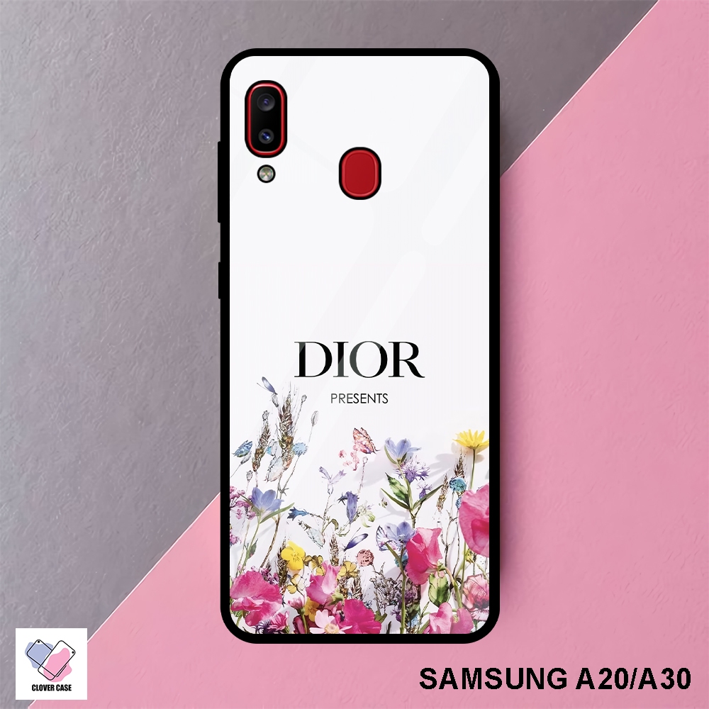 [TH41]  Case Glossy Case | SAMSUNG A20/A30 | CASE KEKINIAN LUCU |  Casing Hp Kilau Motif DIOR
