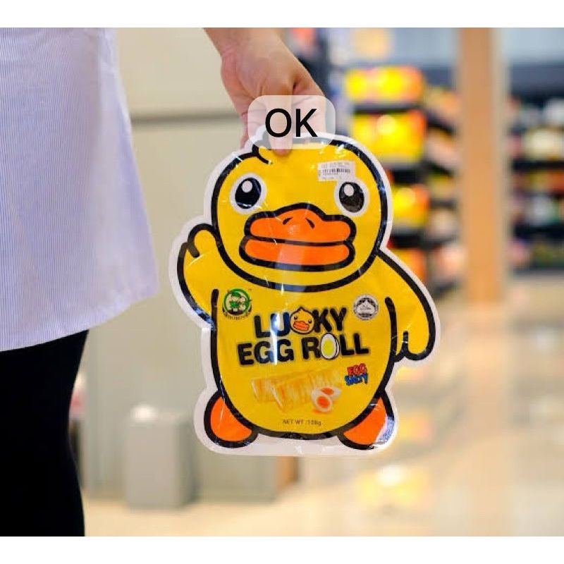 

OK9235 Lucky Egg Roll Wafer Stick 108gr / Wafer Stick Telur Asin / Wafer Roll Import Enak