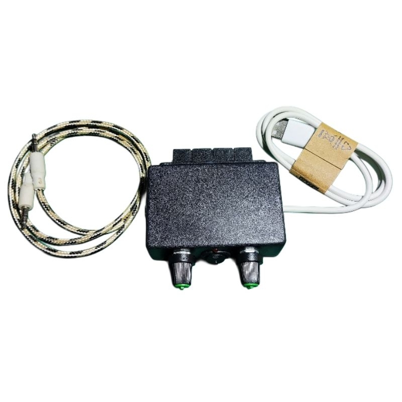 Mini Stereo Ampli Amplifier 5 Volt ampli mini powerbank AUX / Bluetooth