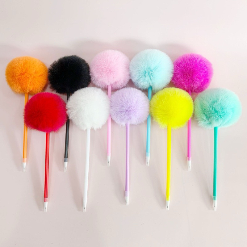 

Pulpen lucu pompom polos