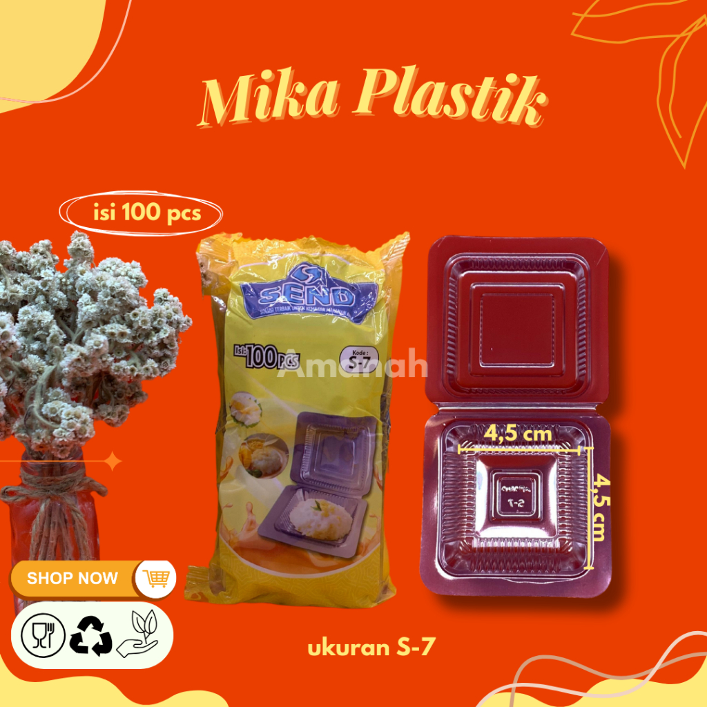 Mika "SEND" / Mika Kemasan Plastik / Mika Kue dan Makanan