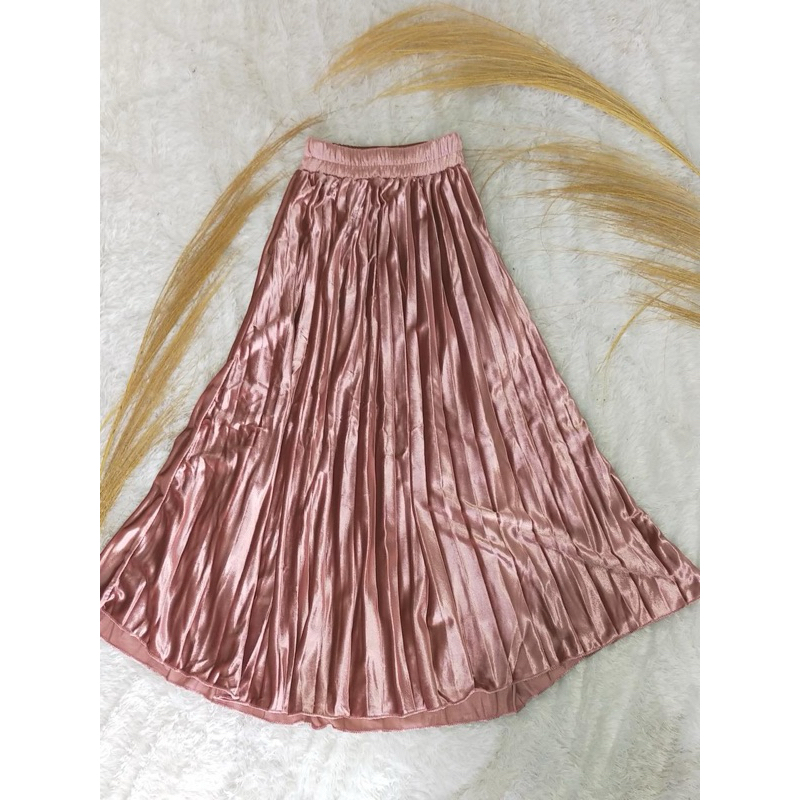Rok Plisket Beludru Anak Import Premium - Rok Plisket beludru anak 5-6 import premium - Rok plisket 