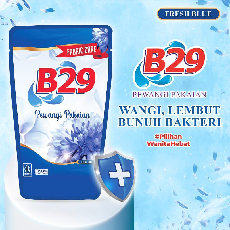 pewangi pakaian b29 blue berat 750ml