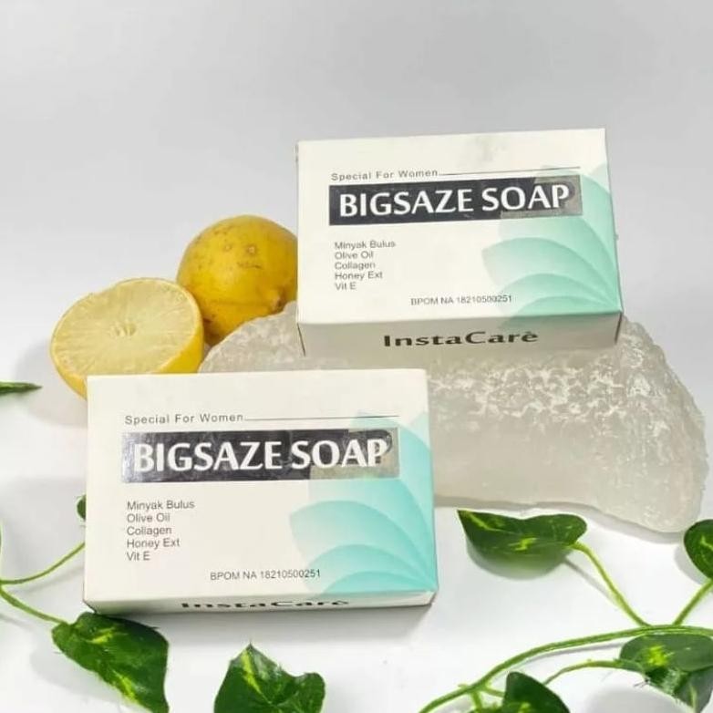 Bigsaze Soap Sabun Pembesar Payudara Serum Perawatan Payudara Ampuh Permanen Pengencang Payudara