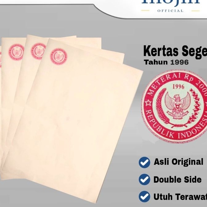 

Hot Kes Segel Tahun 1996 Double Side Asli Orinal