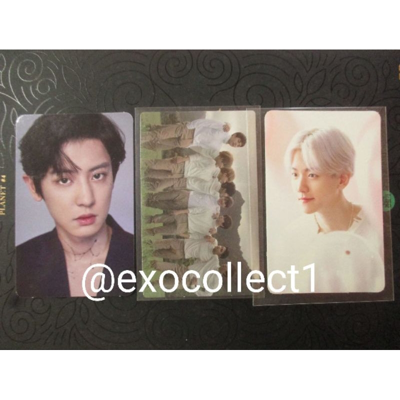 PHOTOCARD PC EXO CHANYEOL GROUP BAEKHYUN