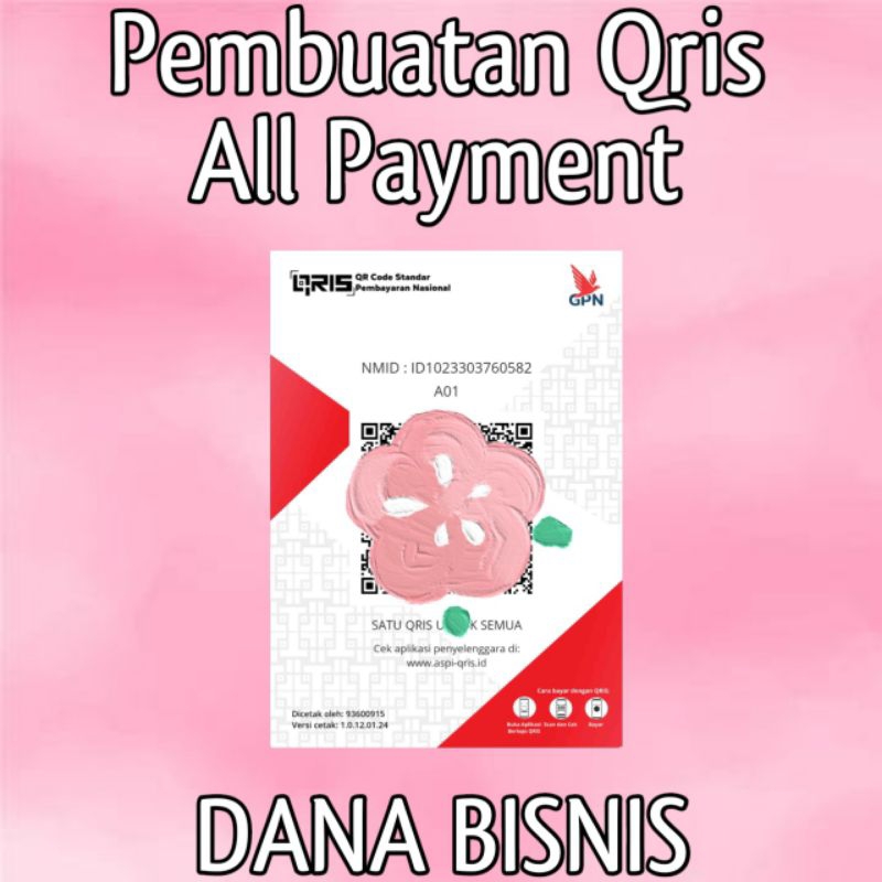 JASA PEMBUATAN QRIS DANA BISNIS