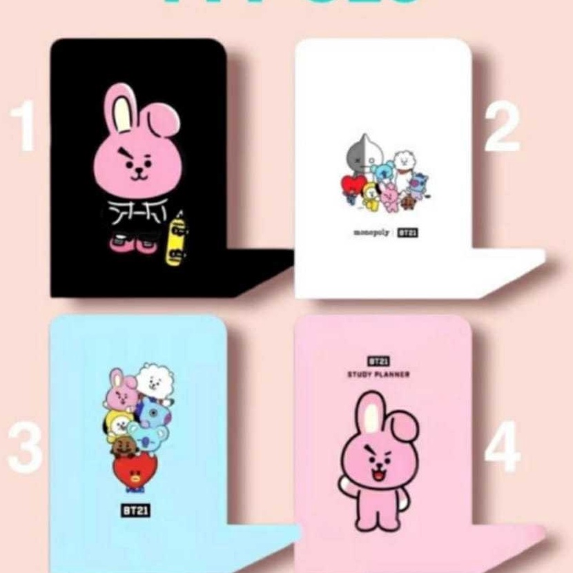 

KP8 Stand Book Book End Pembatas Buku Motif Kartun Bahan Besi 1 Set Isi 2 Pcs 77751
