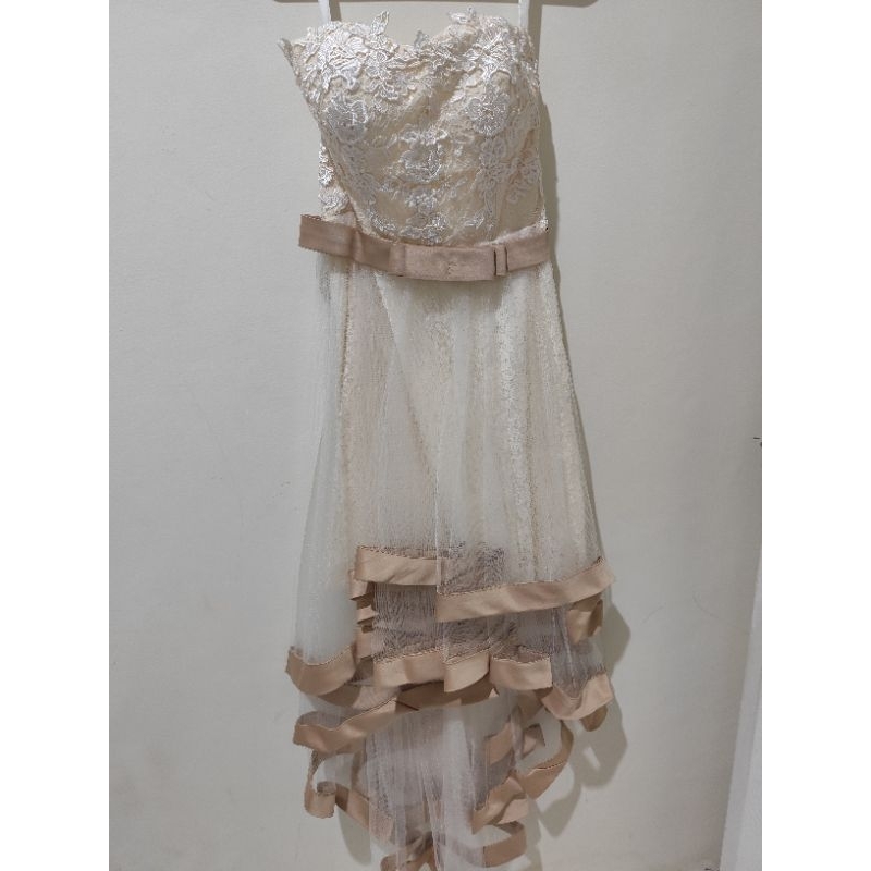 Preloved baju pesta model kemben