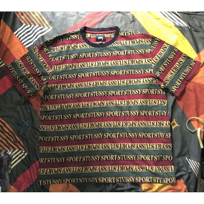 T-SHIRT KNIT STUSSY SPORT SALUR SECOND ORIGINAL
