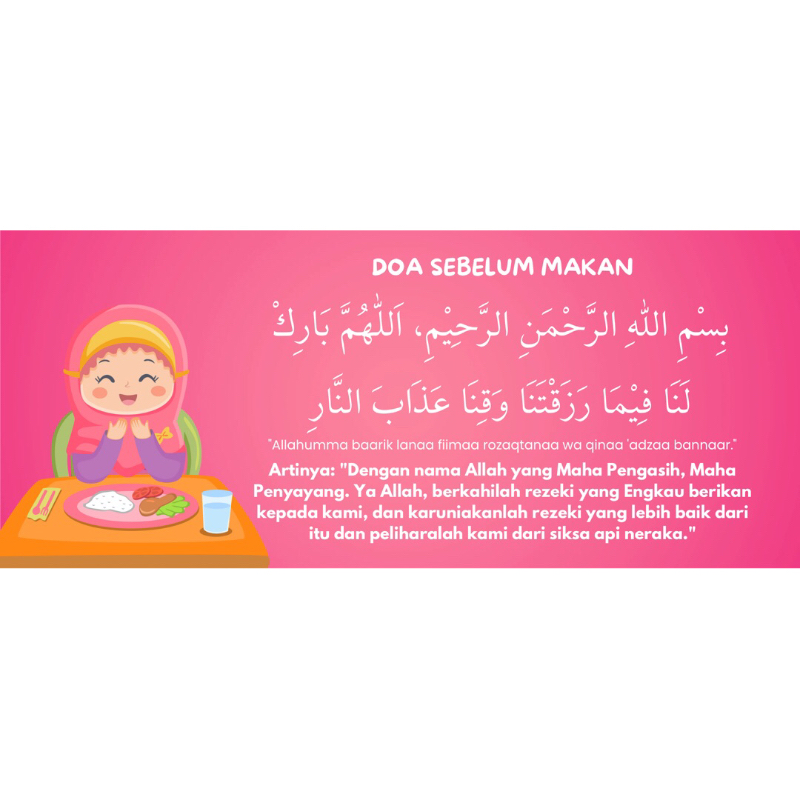 

Stiker doa sehari hari tahan air dan anti sobek EDISI DOA SEHARI HARI desain menarik bisa COD