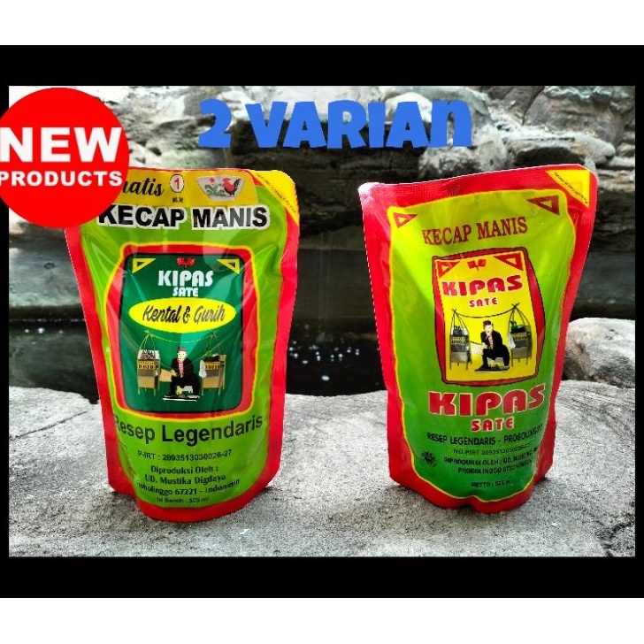 

READY GAN Kecap manis kipas sate refill 6gr exp 226