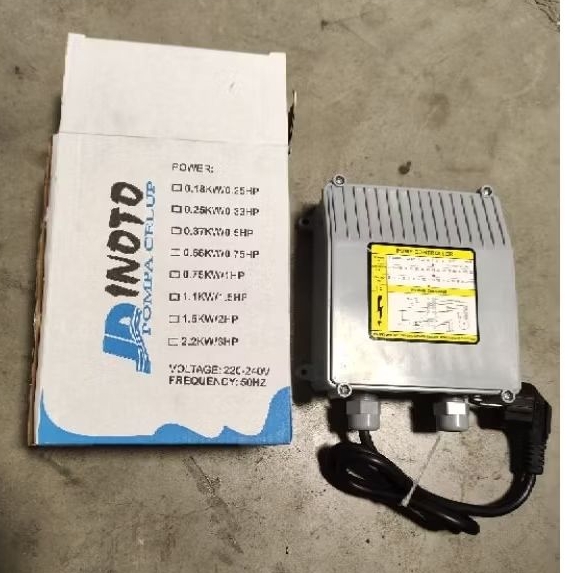 control box pompa Sibel 1.5 HP, 2 HP, 3 HP INOTO (biru)