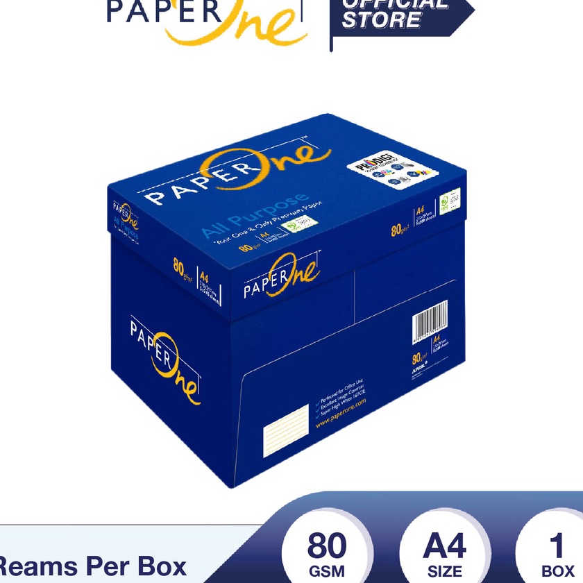 

KF7 PaperOne Kes A4 8gr All Puose 1 Box 2 lembar Kes HVS A4 Kes Fotocopy